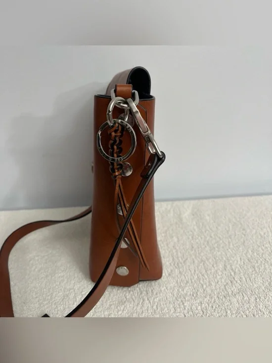 Rag & Bone Atlas Bucket Tan Leather Bag - Picture 5 of 16